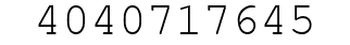 Number 4040717645.