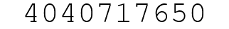 Number 4040717650.