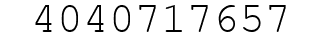 Number 4040717657.