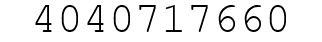 Number 4040717660.