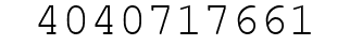 Number 4040717661.