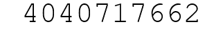 Number 4040717662.