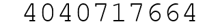 Number 4040717664.