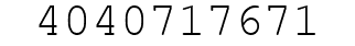 Number 4040717671.