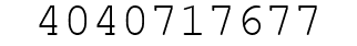 Number 4040717677.