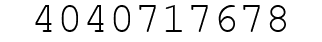 Number 4040717678.