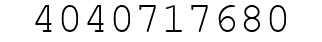 Number 4040717680.