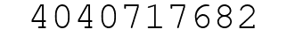 Number 4040717682.