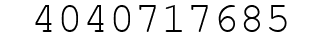 Number 4040717685.