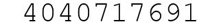 Number 4040717691.