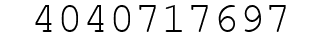 Number 4040717697.