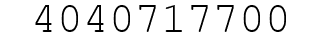 Number 4040717700.