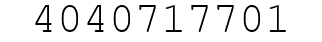 Number 4040717701.