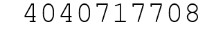 Number 4040717708.