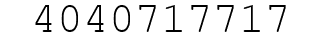 Number 4040717717.