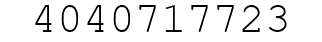 Number 4040717723.