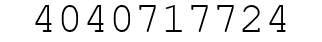 Number 4040717724.