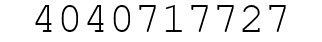 Number 4040717727.