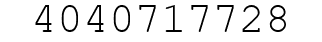 Number 4040717728.