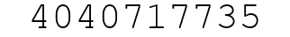 Number 4040717735.