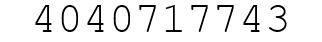 Number 4040717743.