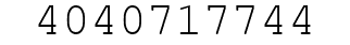 Number 4040717744.
