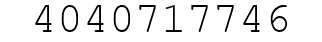 Number 4040717746.