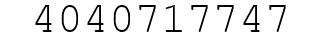 Number 4040717747.
