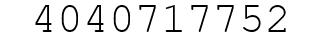 Number 4040717752.