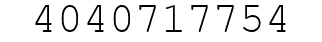 Number 4040717754.