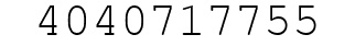 Number 4040717755.