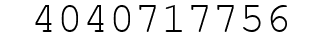 Number 4040717756.