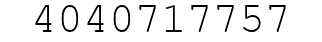 Number 4040717757.