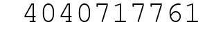 Number 4040717761.