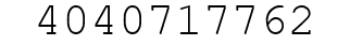 Number 4040717762.