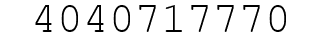 Number 4040717770.