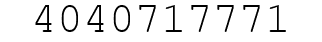Number 4040717771.