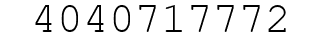 Number 4040717772.