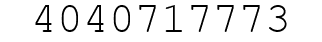 Number 4040717773.