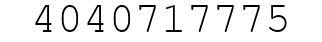 Number 4040717775.