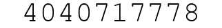 Number 4040717778.