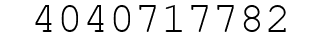 Number 4040717782.
