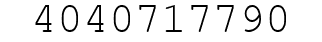 Number 4040717790.