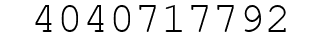 Number 4040717792.