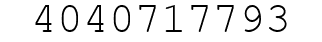 Number 4040717793.