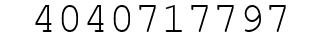 Number 4040717797.