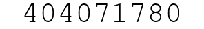 Number 404071780.
