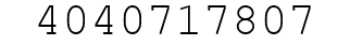 Number 4040717807.