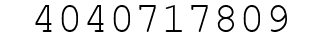 Number 4040717809.
