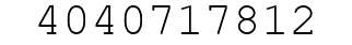 Number 4040717812.